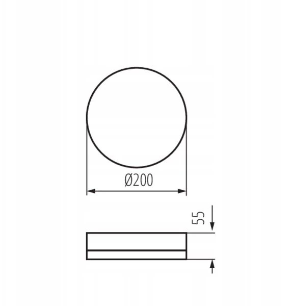 Kanlux LUBOS.LED IPER LED 19W-NW-O-SE