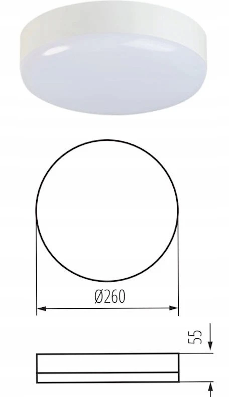 Kanlux PLAFON.LED IPER LED 26W-NW-O