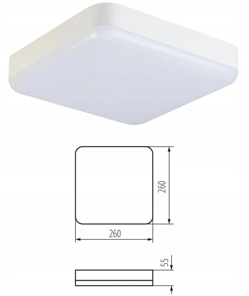 Kanlux PLAFON.LED IPER LED 26W-NW-L