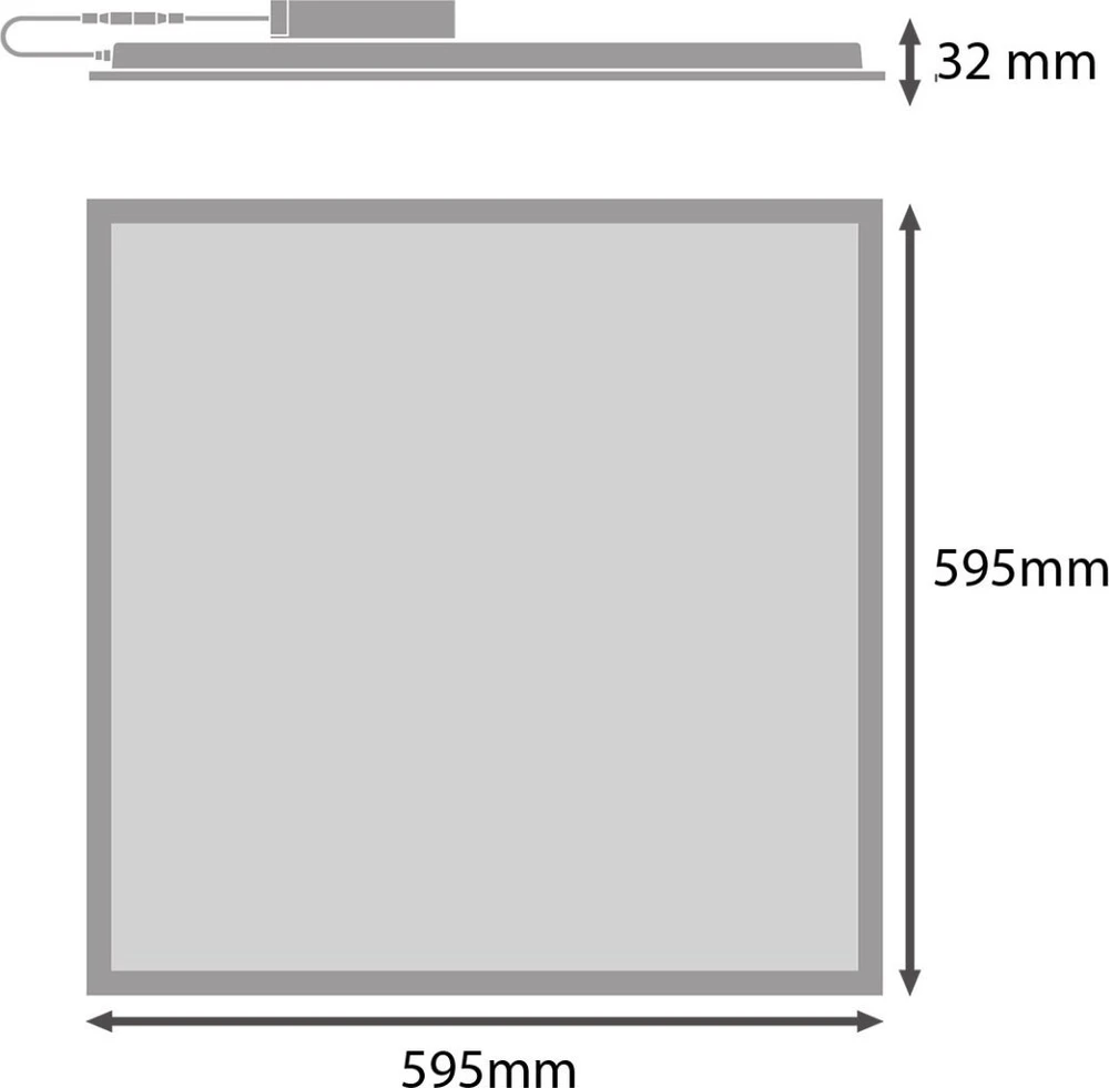 Ledvance 33W LED panelė COMPACT, balta, 595x595mm, 4000K