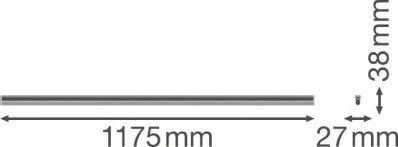 Lubinis šviestuvas Ledvance Linijinis šviestuvas COMPACT BATTEN 1200 20 W 4000 K