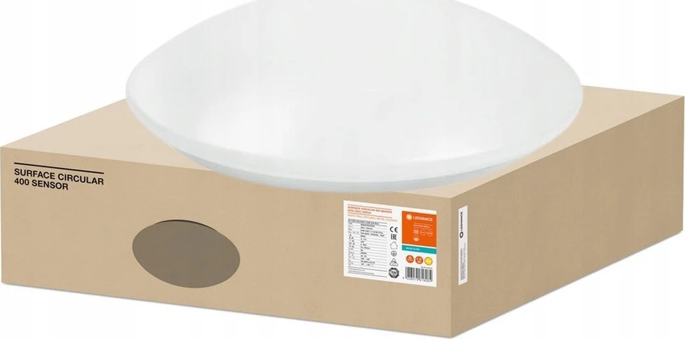 Sieninis šviestuvas Osram 13W LED plafonai SURFACE CIRCLULAR 250, baltas, 4000K, su sensorium