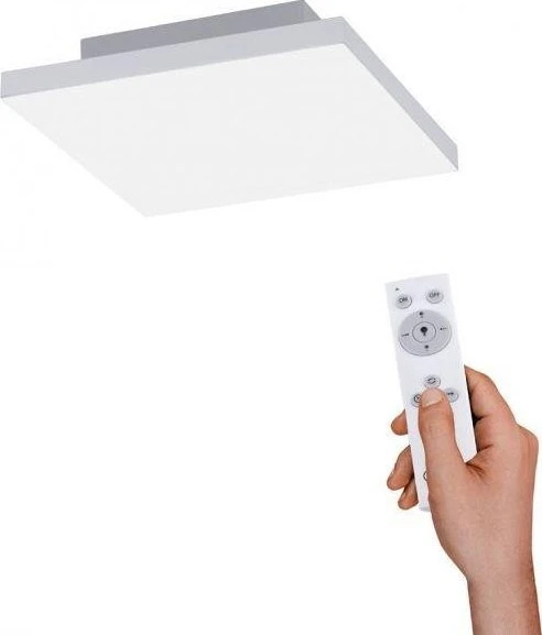 Lubinis šviestuvas Lampa sufitowa Leuchten Direkt Leuchten Direkt Canvas Turnable 2700-5000K - Loftlampe - Baltas - 29,5 x 29,5 cm