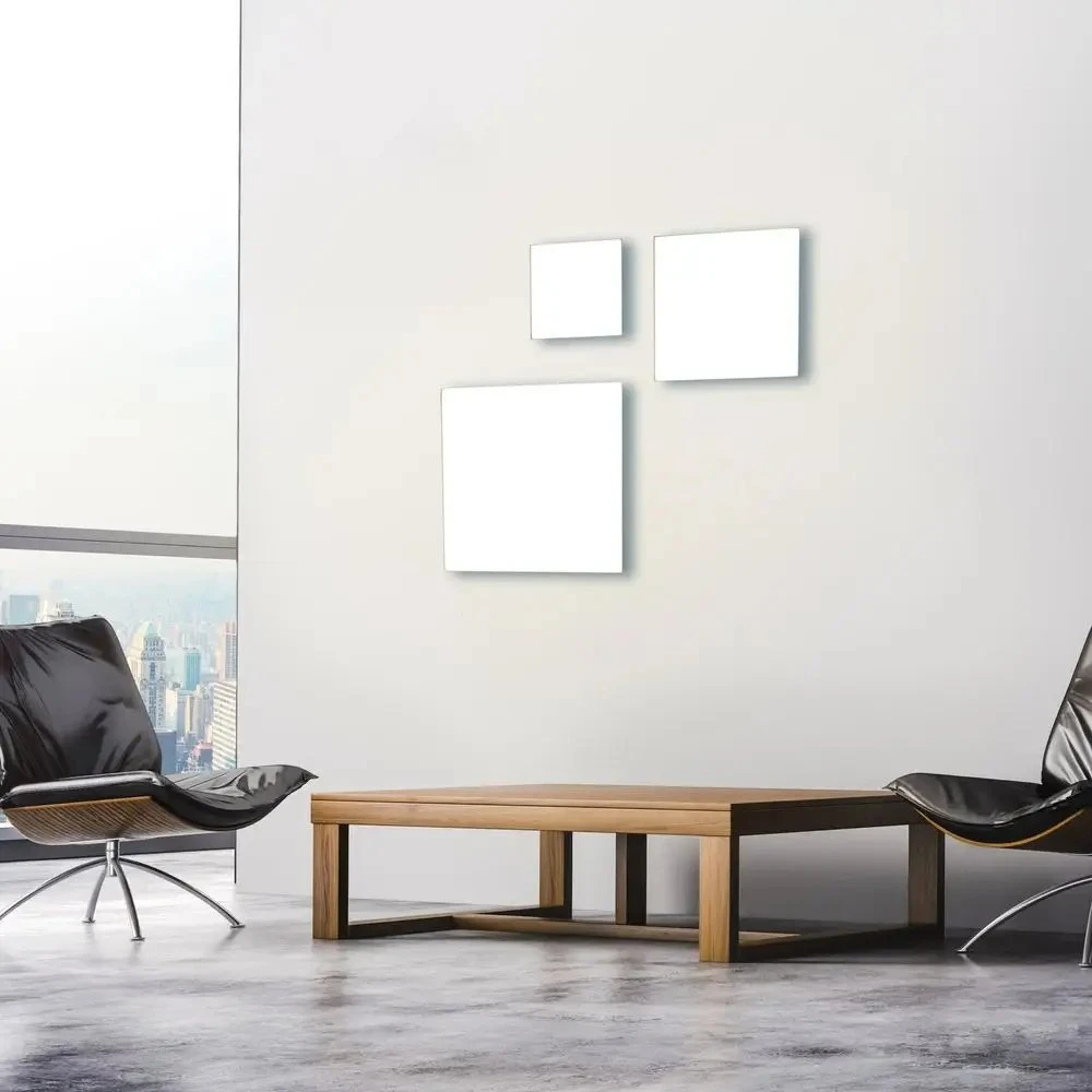 Lubinis šviestuvas Lampa sufitowa Leuchten Direkt Leuchten Direkt Canvas Turnable 2700-5000K - Loftlampe - Baltas - 29,5 x 29,5 cm