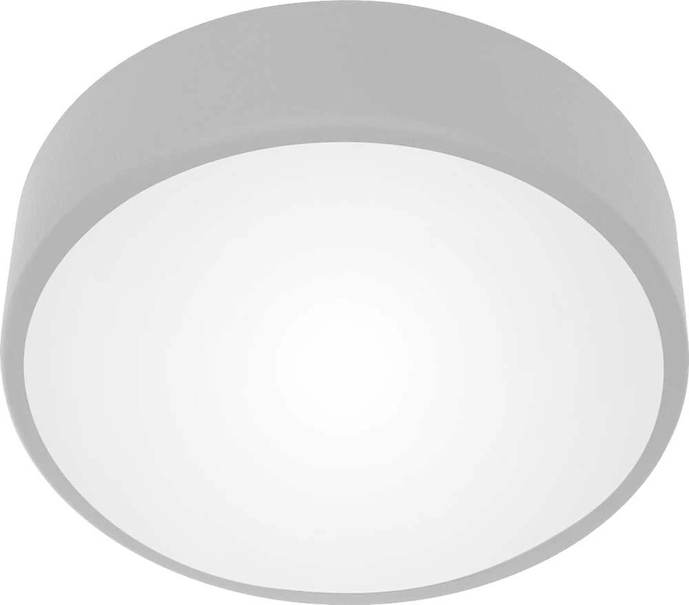 Orno OVO LED lubinis šviestuvas, 24 W, 4000 K, 2750 lm, pilko plieno, matinio stiklo gaubtas, IP20, ? 300