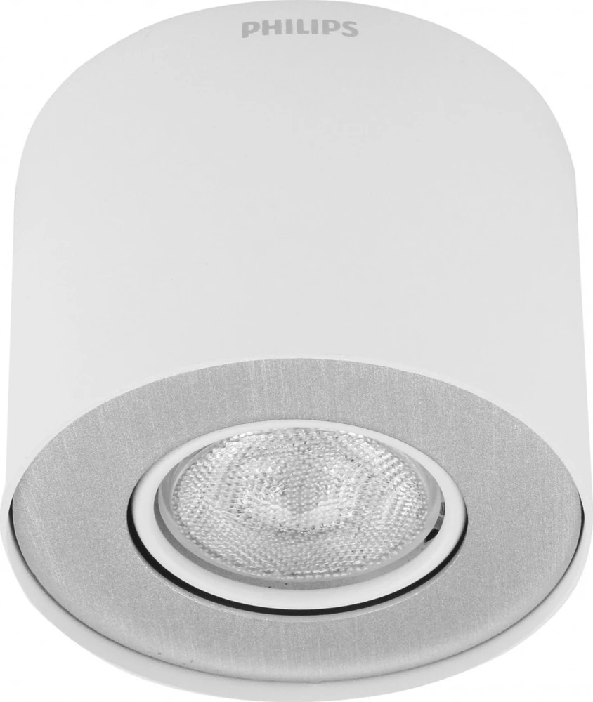 Lubinis šviestuvas Lampa sufitowa Philips Pritemdomas LED 533003116, Paviršinis apšvietimo taškas, Nekeičiama (-os) lemputė (-ės), 1 lemputė (-ės), LED, 4,5 W, 2700 K