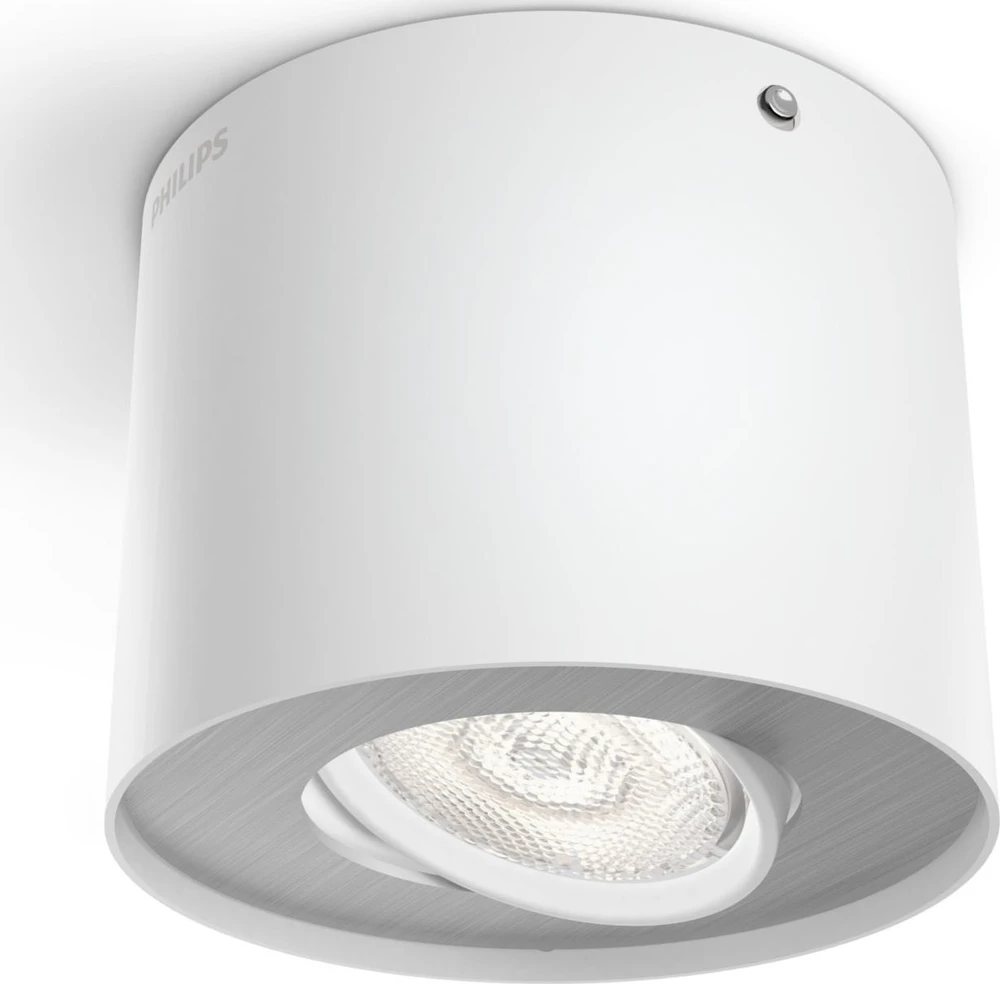 Lubinis šviestuvas Lampa sufitowa Philips Pritemdomas LED 533003116, Paviršinis apšvietimo taškas, Nekeičiama (-os) lemputė (-ės), 1 lemputė (-ės), LED, 4,5 W, 2700 K