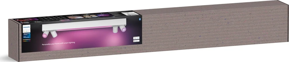 Philips Hue Baltas & Color Ambiance Centris lubinis šviestuvas baltas • 4 taškų