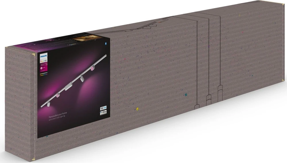 Philips Hue Perifo 4xcylinder taškinis lubinis šviestuvas balta