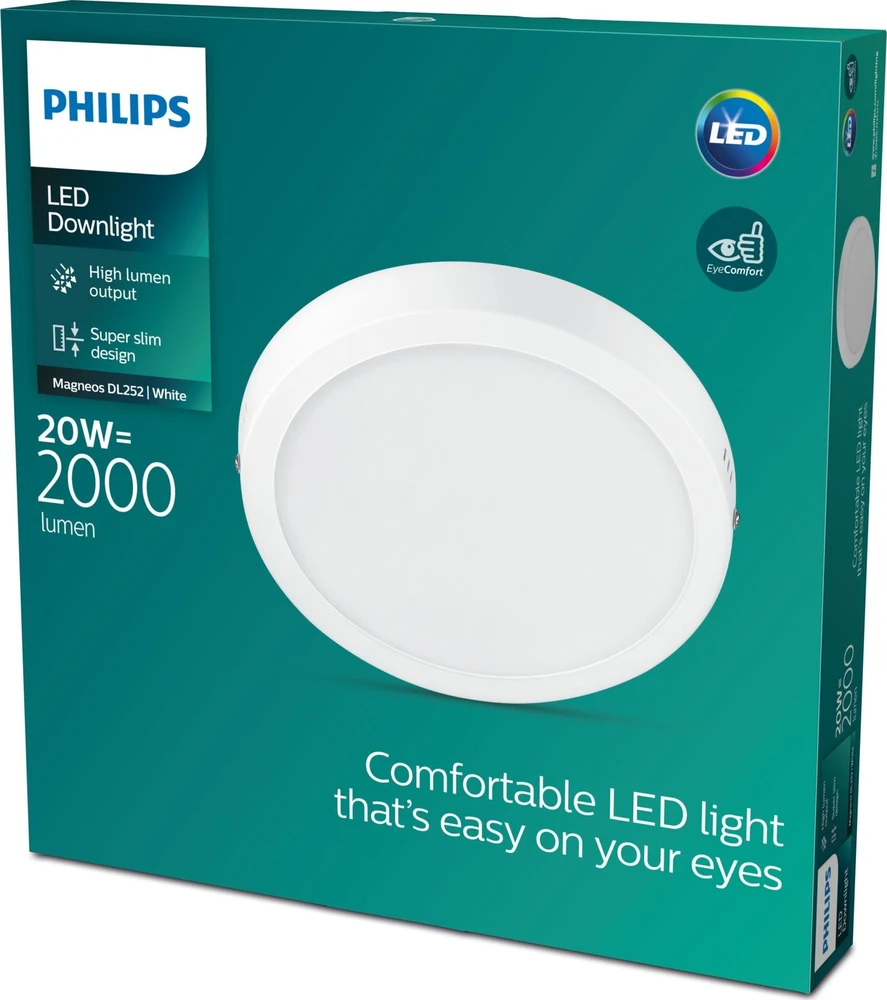 Lubinis šviestuvas Šviestuvas plafonas Philips MAGNEOS, 20 W, LED, 2700 °K