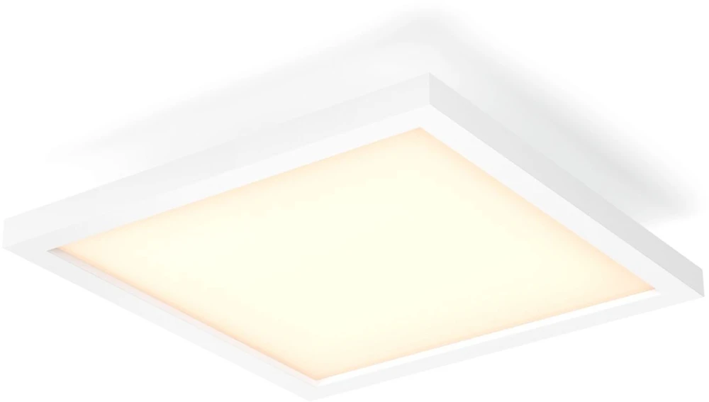 Lubinis šviestuvas „Philips Hue Aurelle“ kvadratinis panelinis šviestuvas, „Baltas“ | 2200–6500 „Hue Baltas Ambiance“
