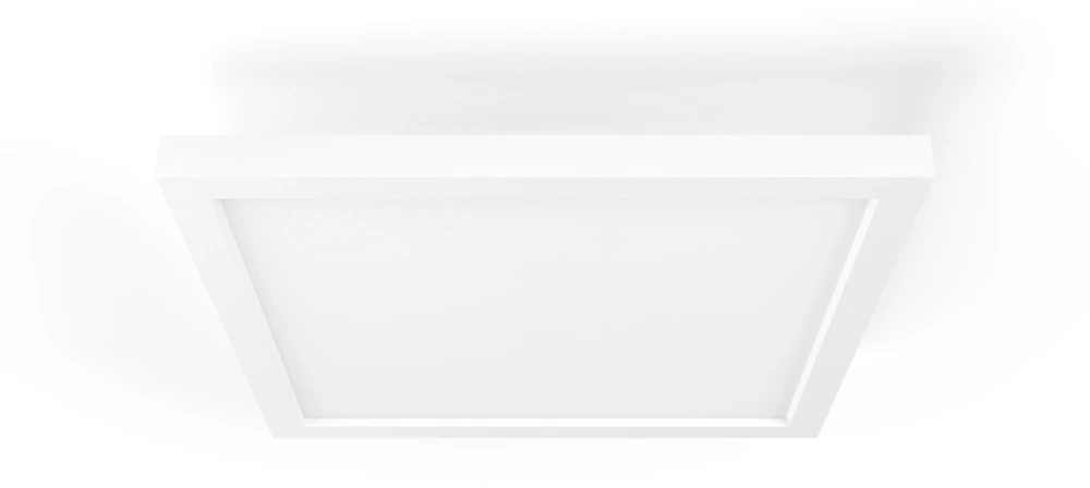 Lubinis šviestuvas „Philips Hue Aurelle“ kvadratinis panelinis šviestuvas, „Baltas“ | 2200–6500 „Hue Baltas Ambiance“