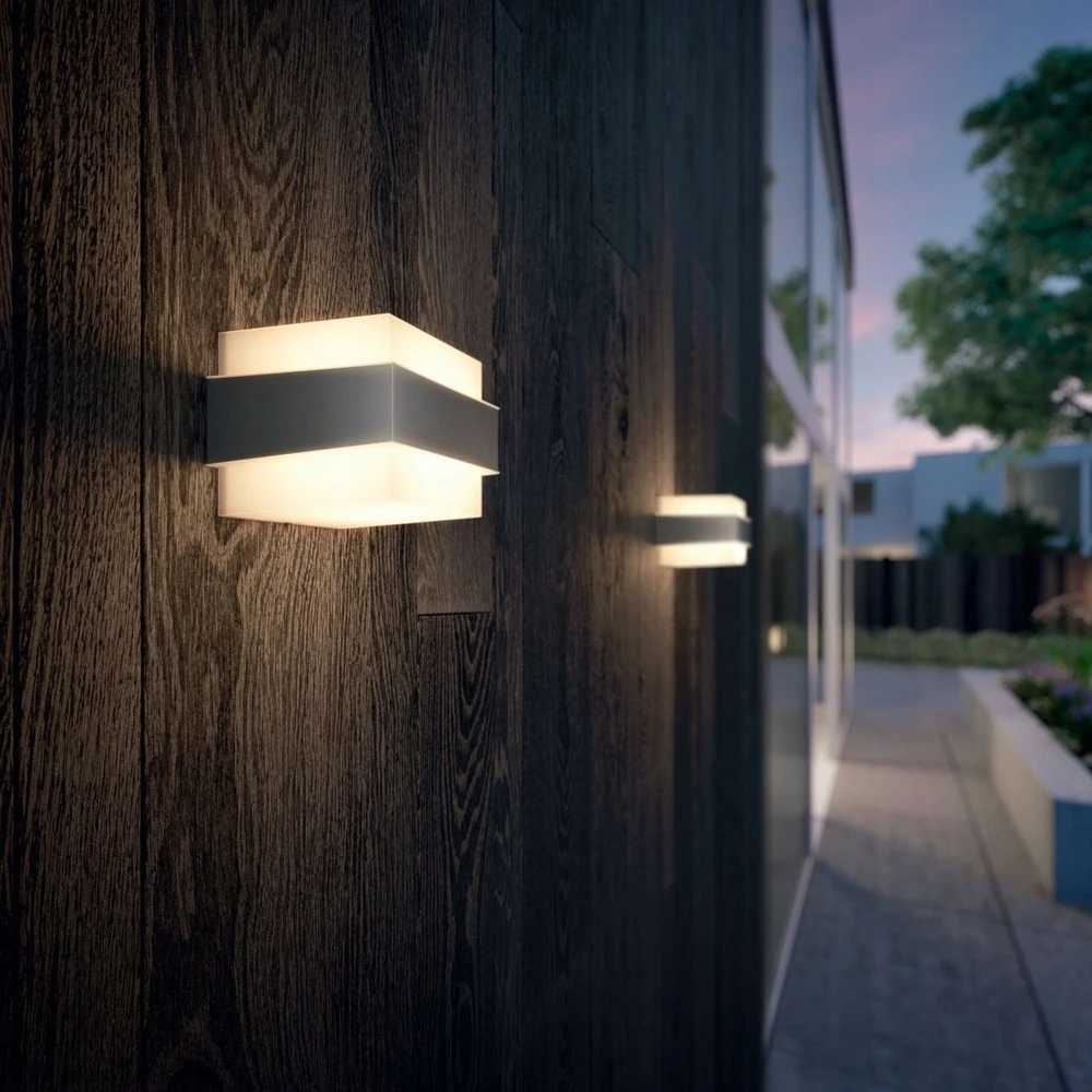 Signify Philips Shovel lubinis šviestuvas sieninis šviestuvas exkl LM 1x9,5W nerūdijantis plienas