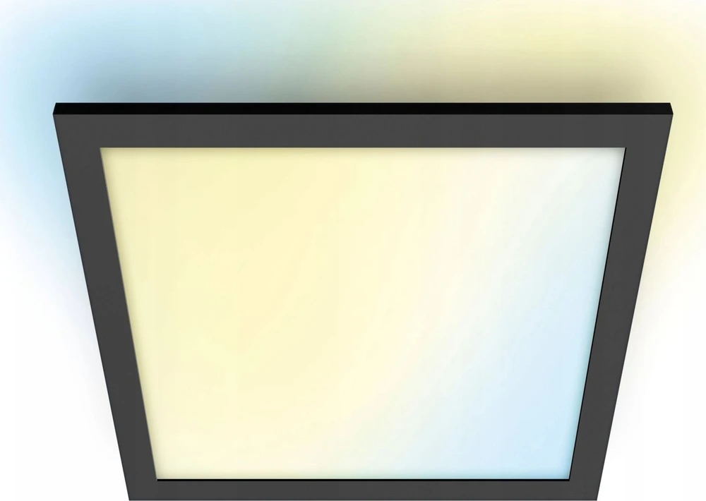 Lubinis šviestuvas PHILIPS WiZ Panel Tunable Baltas 36W kvadratinis juodas - lubų šviestuvas