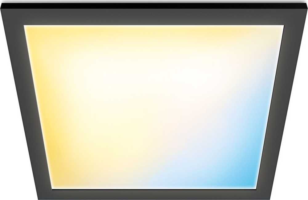 Lubinis šviestuvas PHILIPS WiZ Panel Tunable Baltas 36W kvadratinis juodas - lubų šviestuvas