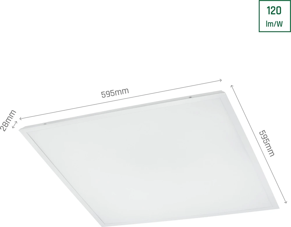 Spectrum ŠVIEST LED PANEL 40W 4800LM 840 6060