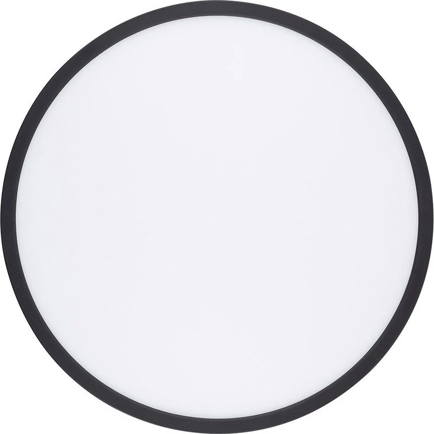 TK Lighting TK Lighting Aqua Juodas Medium 6903 lubinis šviestuvas lubinis šviestuvas apvalus su jungikliu ant korpuso 1x36W LED 3000/4000/6500K juoda/balta