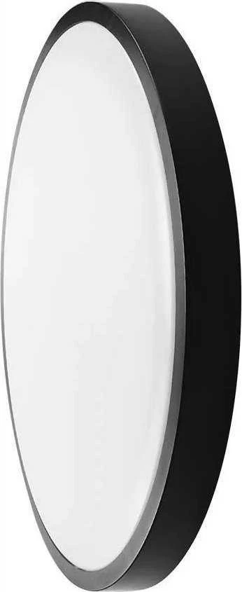 Sieninis šviestuvas V-tac 36W LED paviršinis šviestuvas, juodu korpusu, 4000K, IP44