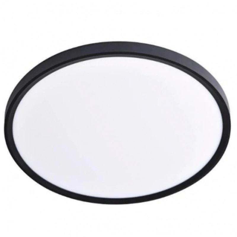 Lubinis šviestuvas Visional LED waterproof luminaire 50W, 3CCT, 6000Lm, IP44, Ø 600 x 27 mm, juodas
