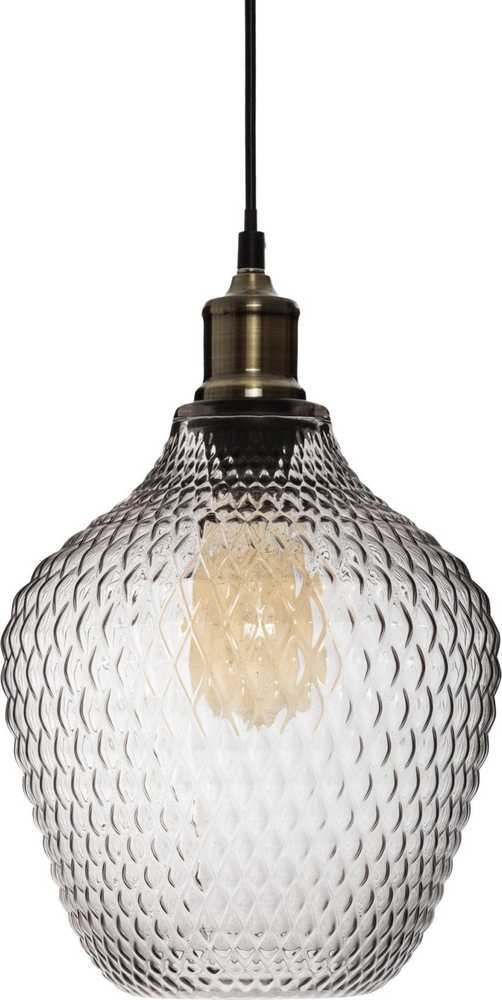 Atmosphera Lamp Stiklinis lubinis šviestuvas OMAHA, 25 cm, skaidrios spalvos