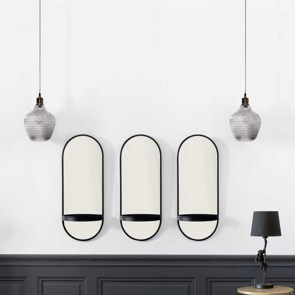 Atmosphera Lamp Stiklinis lubinis šviestuvas OMAHA, 25 cm, skaidrios spalvos