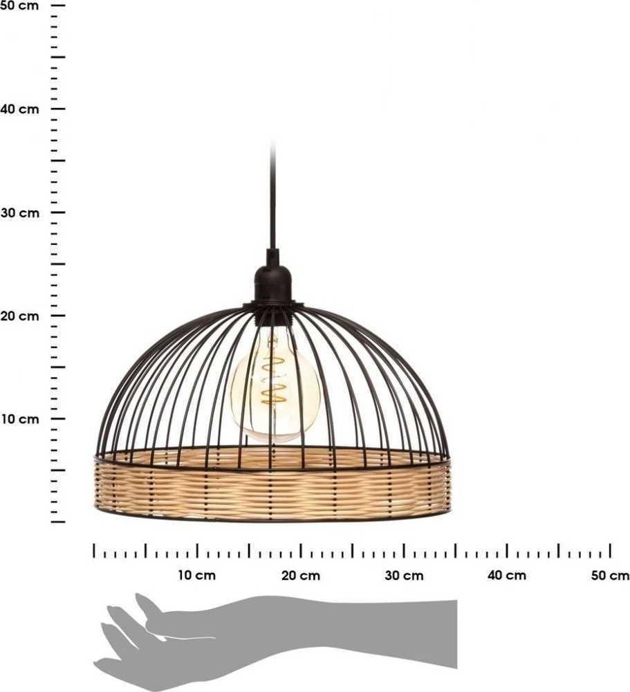Atmosphera Lamp Pakabinamas šviestuvas SUWA su metaliniu gaubtu, Ø 35 cm