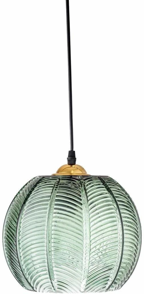 Pakabinamas šviestuvas Bloomingville - Adar Glass Pendel Ø22 cm - Žalia