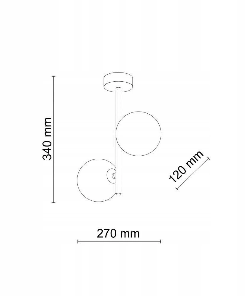 Lubinis šviestuvas Lampa wisząca Candellux TK Lighting sufitowy lampa Estera