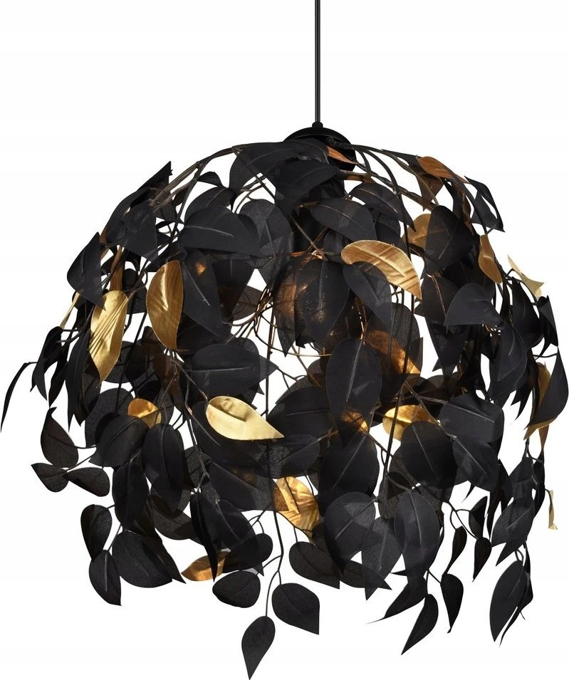 DELIGHT Trio Rl Leavy pakabinamas šviestuvas R10461932 pakabinamas šviestuvas 1x28W E27 juoda