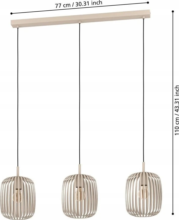 Lubinis šviestuvas Šviestuvas kabinamas Eglo ROMAZZINA, 40 W, E27, 900497