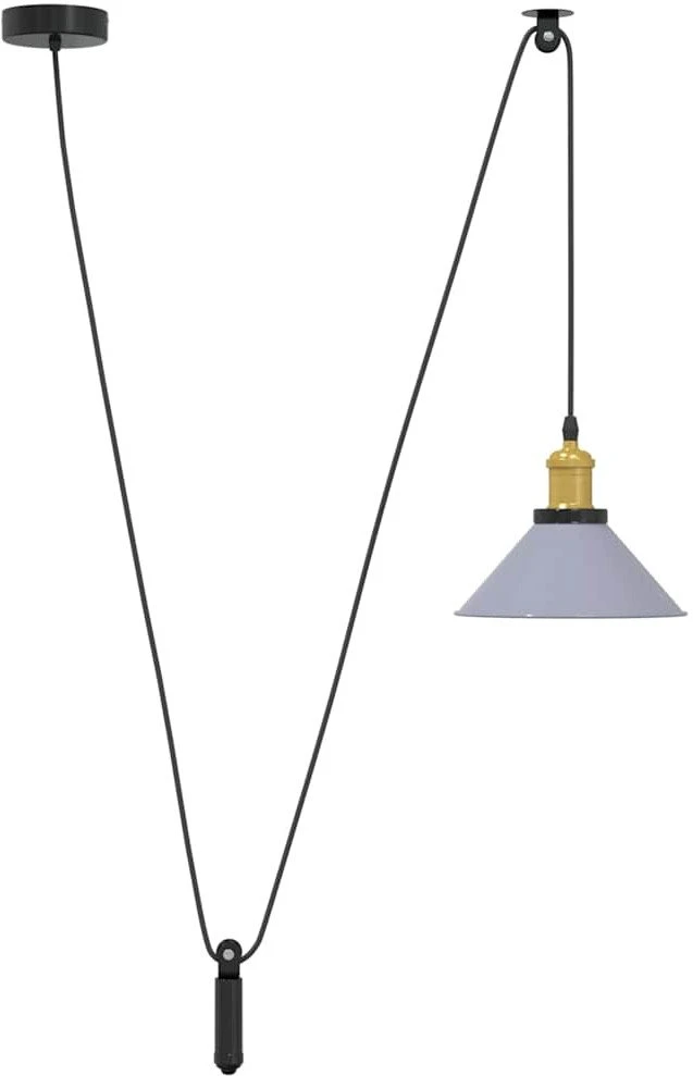 Pakabinamas šviestuvas Pakabinamas lempos, aukštis reguliuojamas, E27, Ø 22cm, metalas