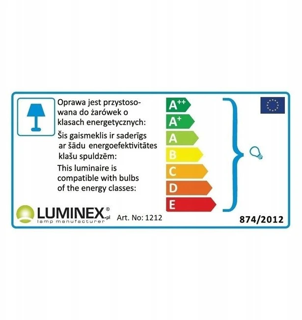 Lampa wisząca Luminex Luminex pakabinamas šviestuvas Sool
