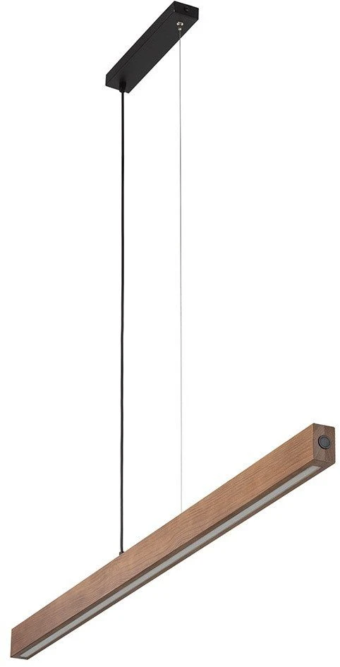 Pakabinamas šviestuvas Kabanti lempa TKKRYWULT TK Lighting Teo 1449 kabanti lempa 1x36W LED 3000K riešutas/juoda