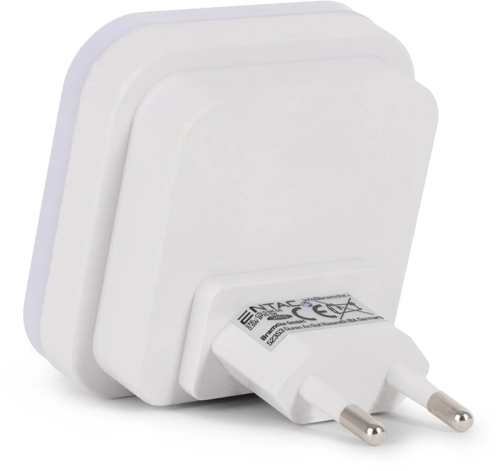 Lampka wtykowa do gniazdka ENTAC Entac ENL-CS-0.5W-DS lampka nocna wtykana do gniazdka Lampka nocna do gniazdka
