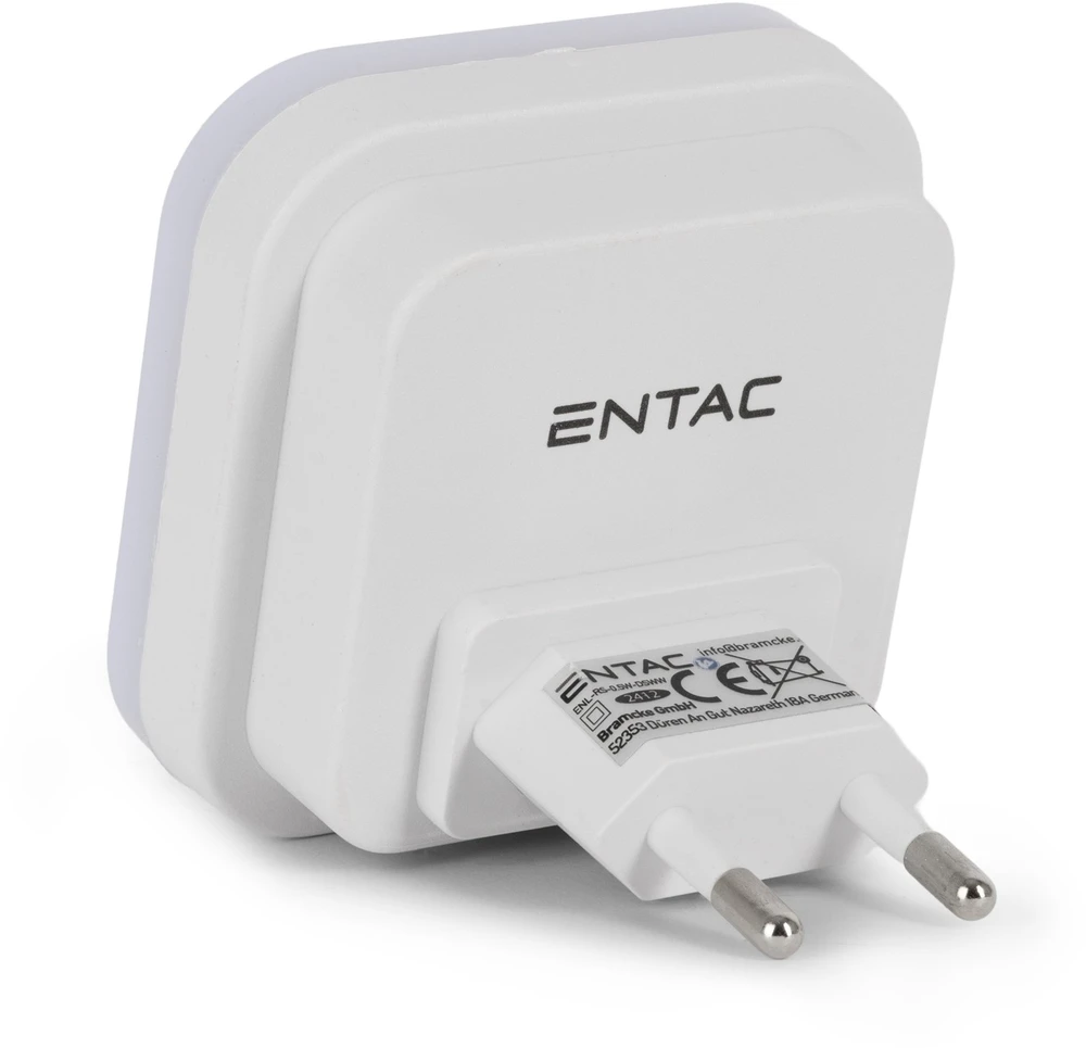 Lampka wtykowa do gniazdka ENTAC Entac ENL-CS-0.5W-DSWW lampka nocna wtykana do gniazdka Lampka nocna do gniazdka