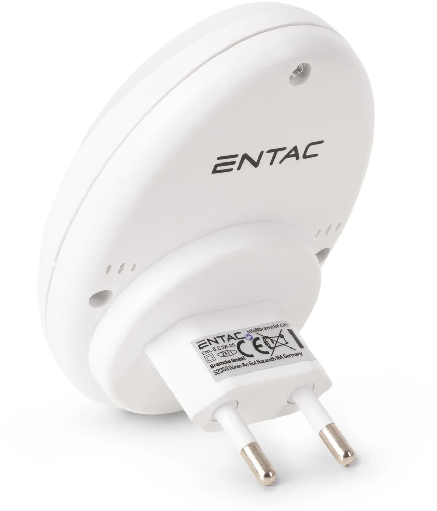 Lampka wtykowa do gniazdka ENTAC Entac ENL-O-0.5W-DS lampka nocna wtykana do gniazdka Lampka nocna do gniazdka
