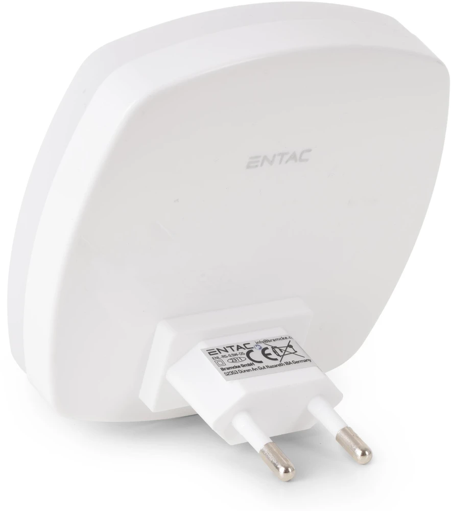 Lampka wtykowa do gniazdka ENTAC Entac ENL-RS-0.5W-DSWW lampka nocna wtykana do gniazdka Lampka nocna do gniazdka
