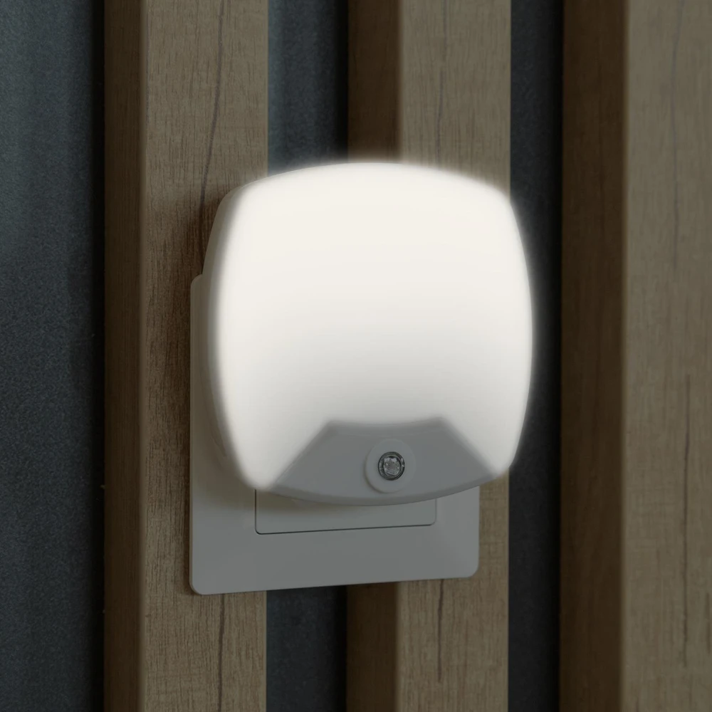 Lampka wtykowa do gniazdka ENTAC Entac ENL-RS-0.5W-DSWW lampka nocna wtykana do gniazdka Lampka nocna do gniazdka