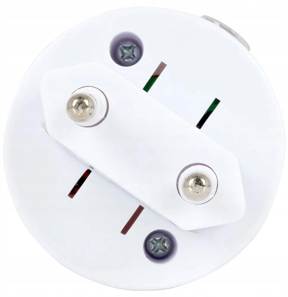 Sanico LED naktinė lempa į lizdą su sutemų jutikliu balta