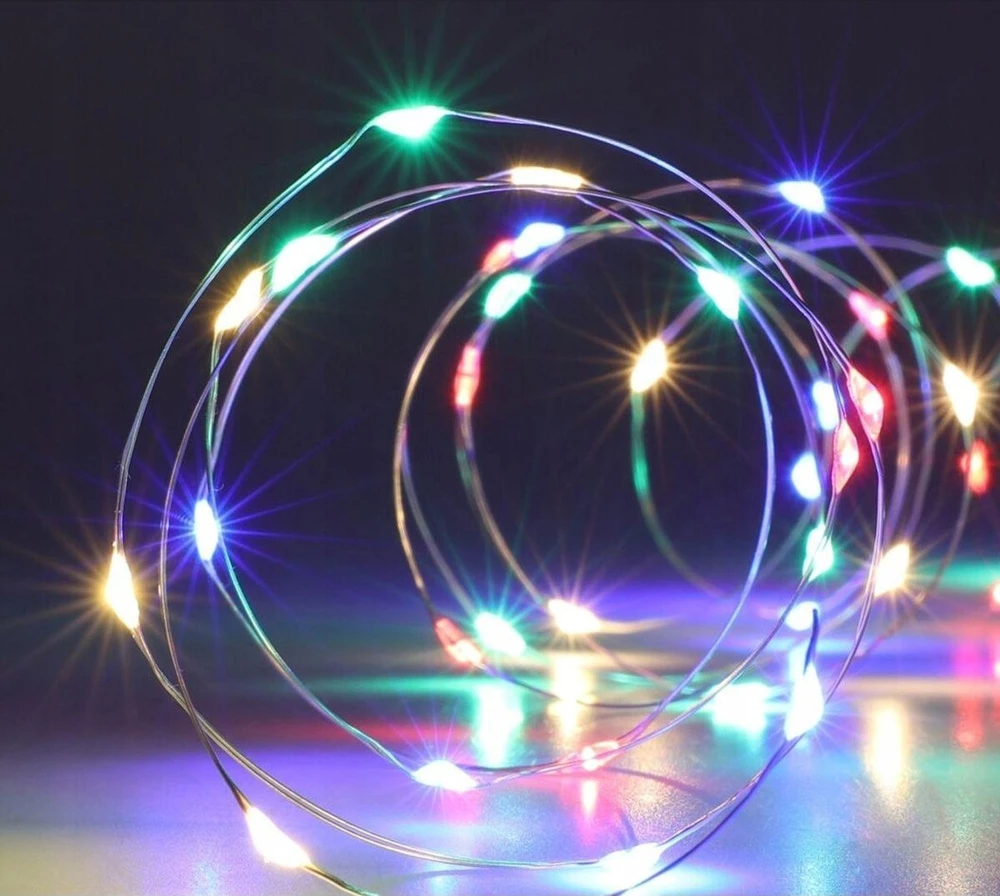 Mondex girlianda su led lemputėmis, 80 spalvotų lempučių
