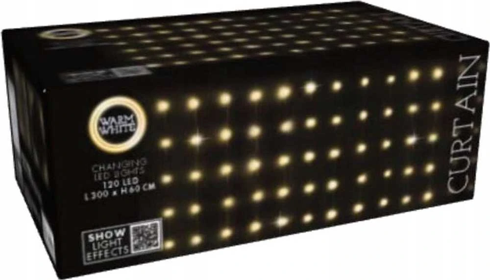 Christmas Decoration Kalėdinės užuolaidų lemputės 120 LED su pulteliu