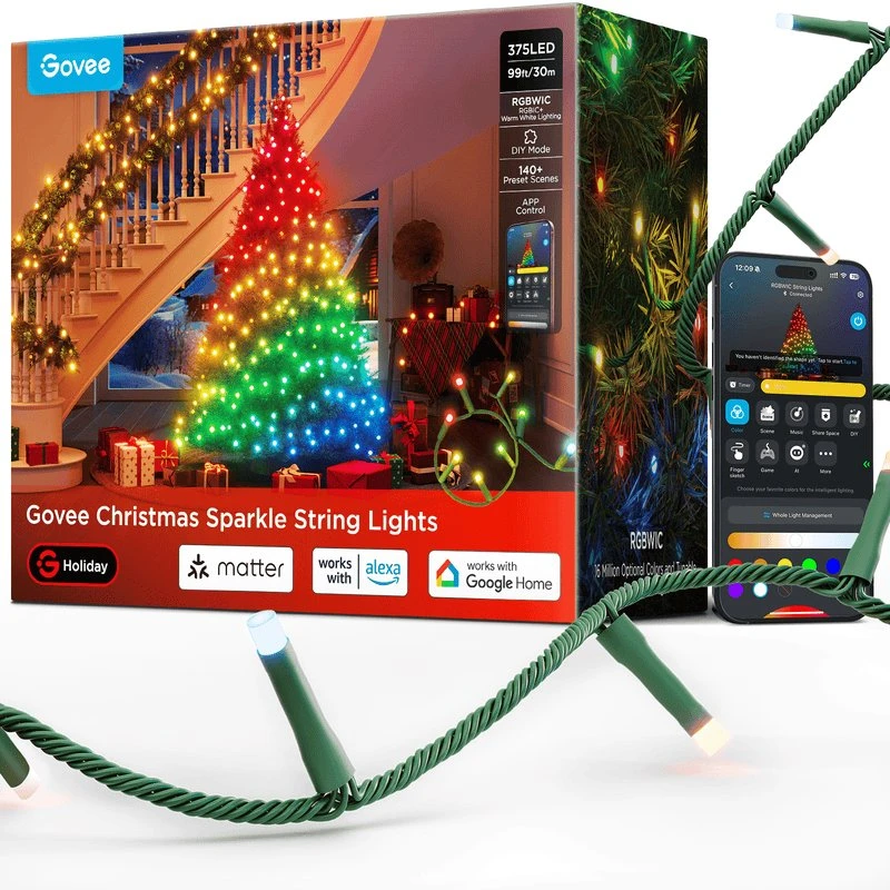 „Govee“ LED kalėdinė lemputė, 20 m