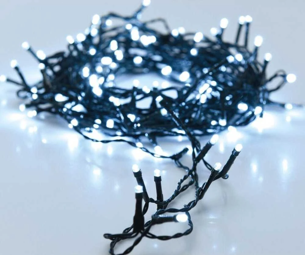 Christmas Decoration KALĖDINĖS LEMPUTĖS ŠVIESOS GIRLIANDA 240 LED LAIKMATIS ŠALTA BALTA 809993