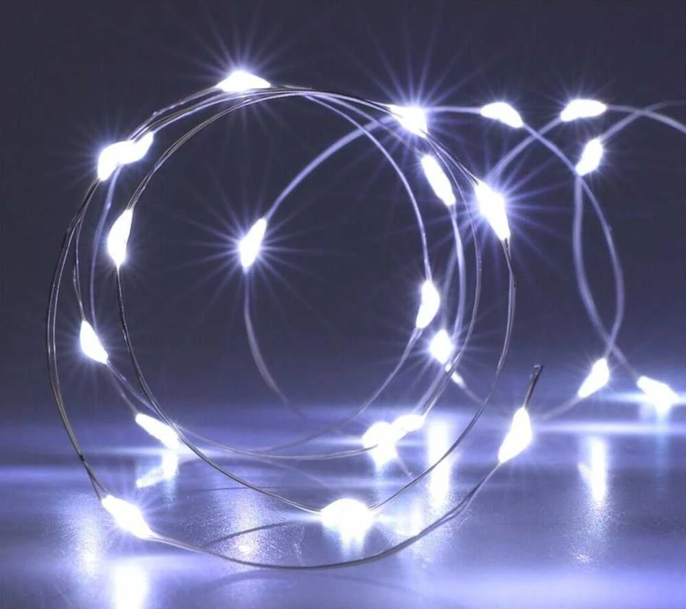 Christmas Decoration 80 LED šaltai baltos girliandos