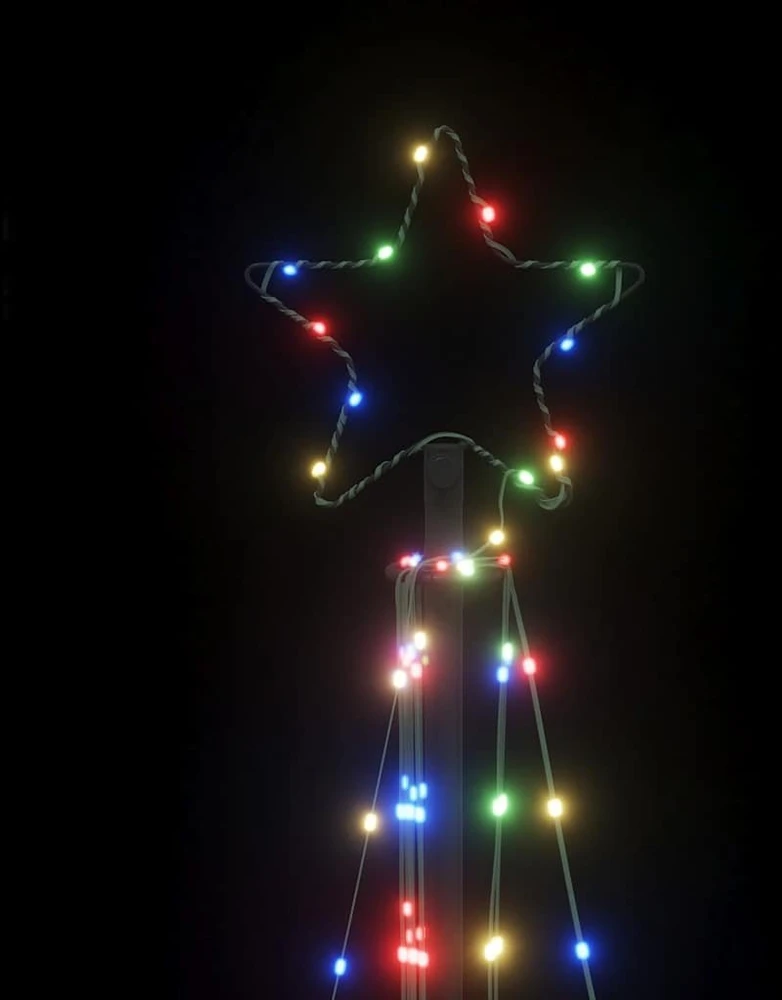 LED Kalėdų eglutė 339 LED Spalvingi 187 cm