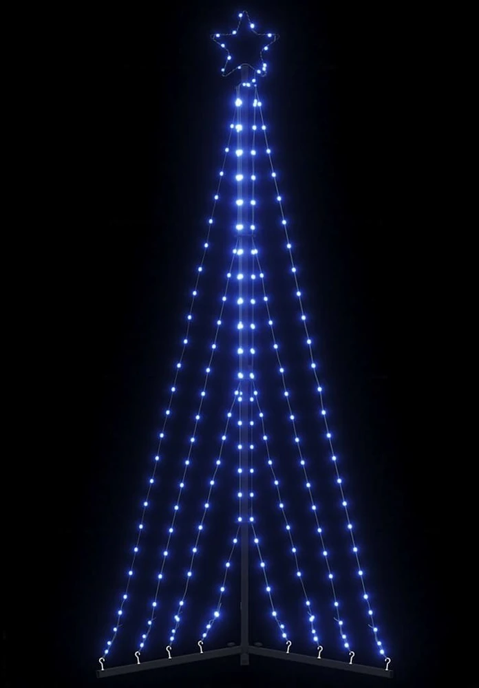LED Kalėdų eglutė 339 LED Mėlyna 187 cm