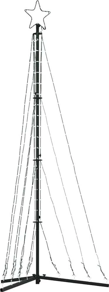 LED Kalėdų eglutė 339 LED Mėlyna 187 cm
