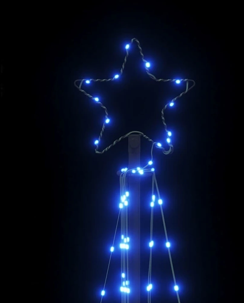 LED Kalėdų eglutė 339 LED Mėlyna 187 cm
