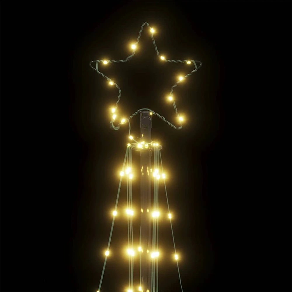 LED Kalėdų eglutė 363 LEDs Šilta Balta 182 cm