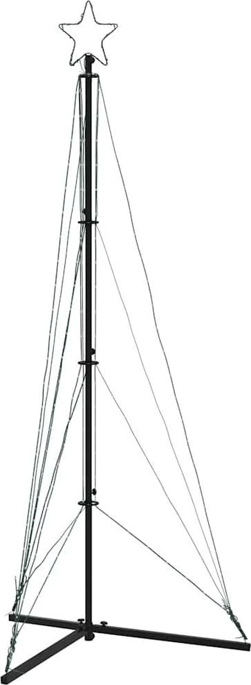 LED Kalėdų eglutė 363 LEDs Šilta Balta 182 cm